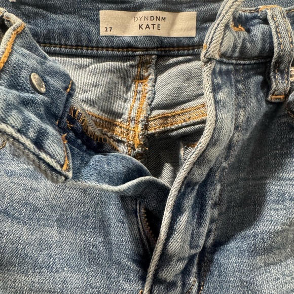 Dynamite Kate Distressed Blue Jeans - Picture 2 of 5